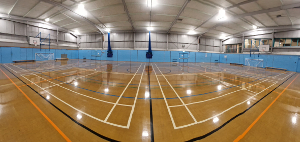Sports Hall at Dukeries Leisure Centre