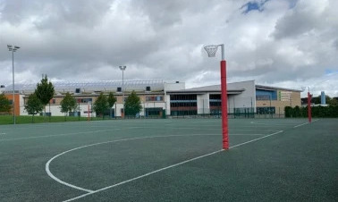 Nottingham University Samworth Academy outdoor netball pitch
