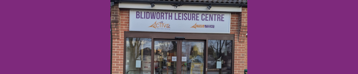 Entrance to Blidworth Leisure Centre
