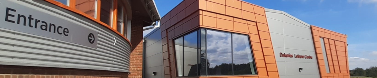 Entrance to Dukeries Leisure Centre