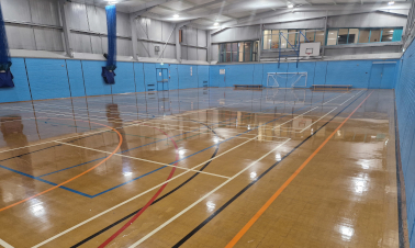 Sports Hall at Dukeries Leisure Centre