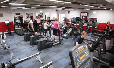 Gym interior at Southwell Leisure Centre