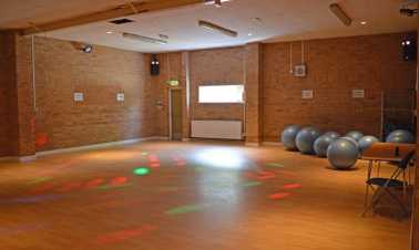 Studio interior at Southwell Leisure Centre